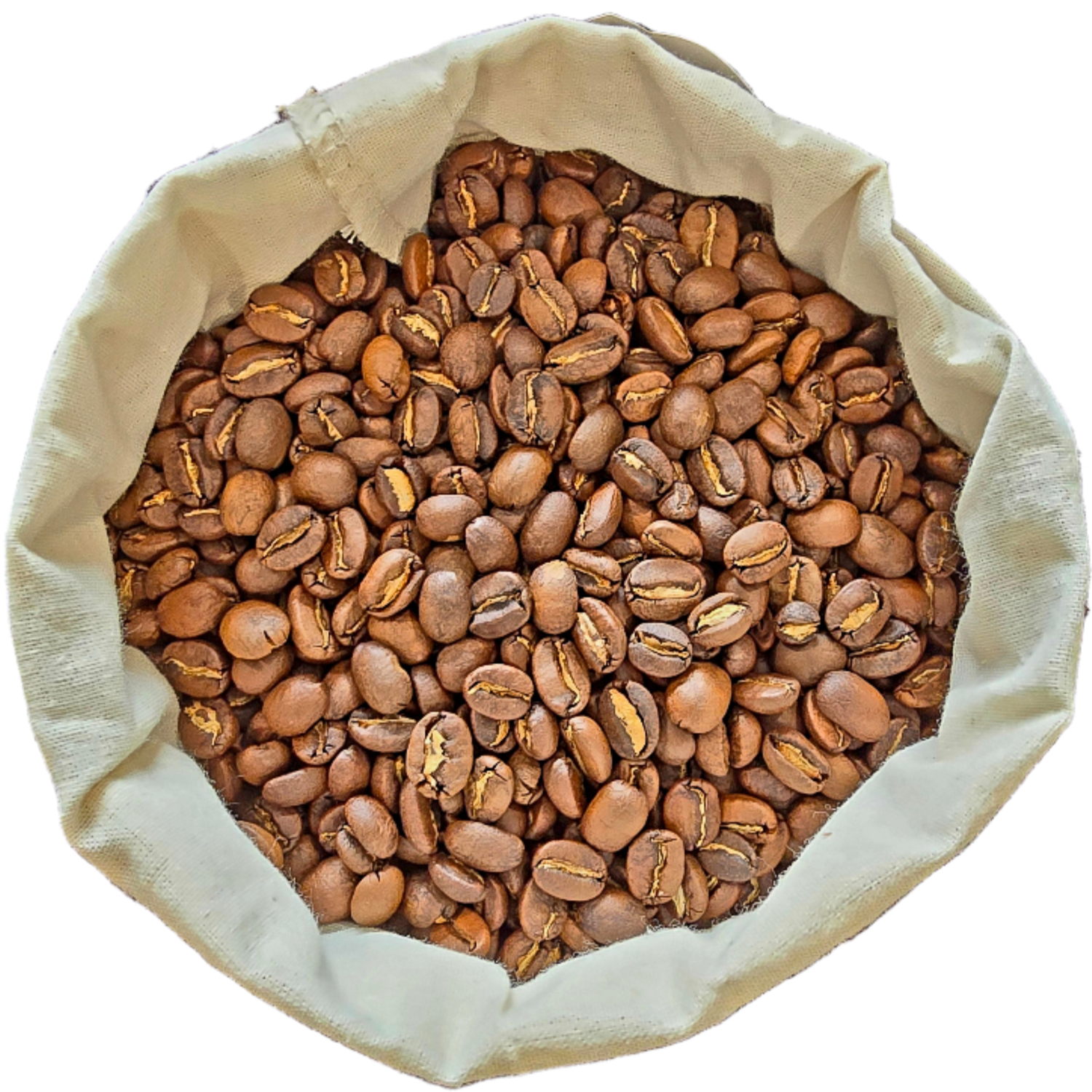 Image of Timor Organic Maubesse FTO Coffee beans, showcasing their vibrant color and quality.