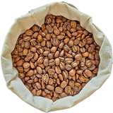 Image of Timor Organic Maubesse FTO Coffee beans, showcasing their vibrant color and quality.