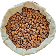 Image of Timor Organic Maubesse FTO Coffee beans, showcasing their vibrant color and quality.