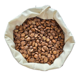 Image of Bolivian Organic Caranavi La Paz FTO coffee beans, showcasing their rich color and texture.