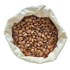 Image of Bolivian Organic Caranavi La Paz FTO coffee beans, showcasing their rich color and texture.