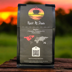 Aromatic Mexico Chiapas Turquesa HG coffee beans showcasing a rich and smooth flavor profile with notes of milk chocolate and citrus.