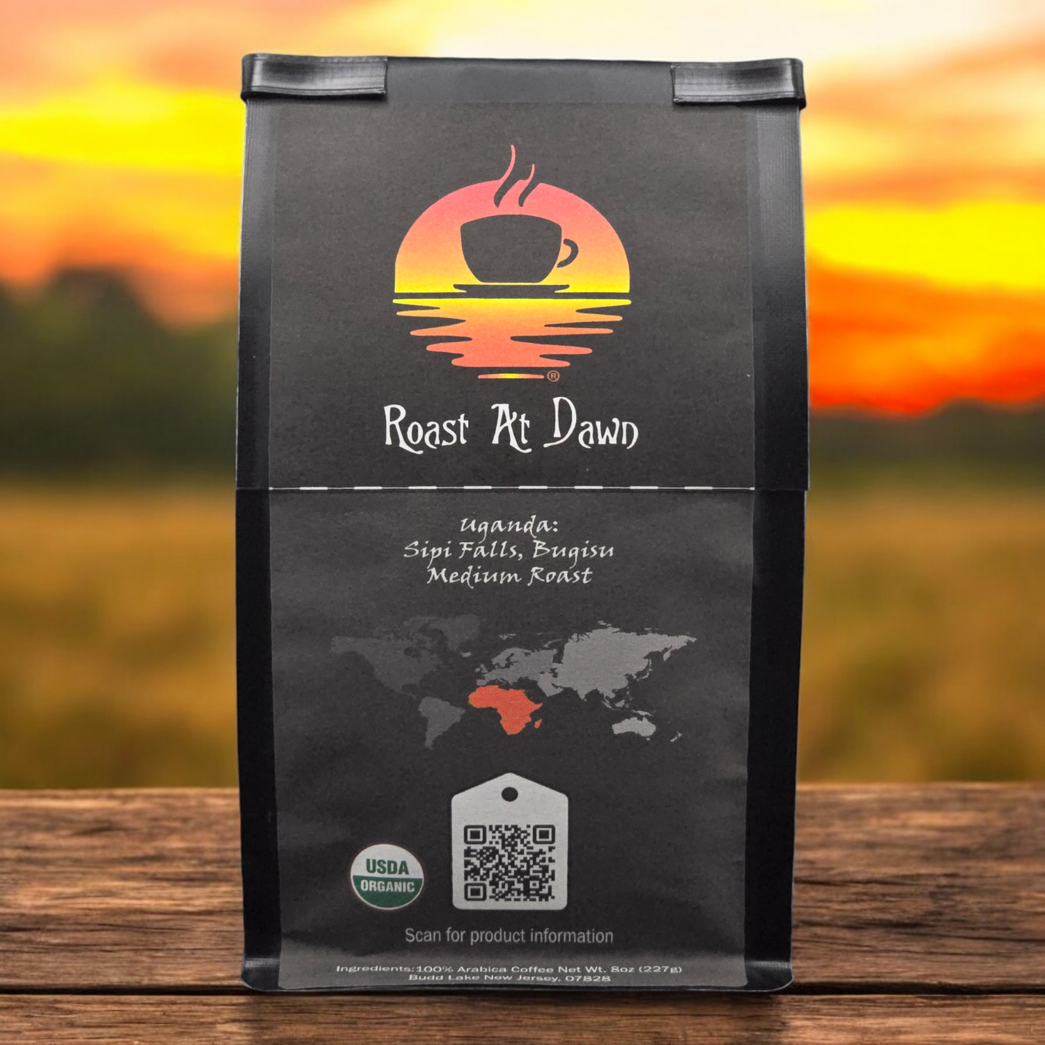 Image of Uganda Organic Bugisu coffee beans, showcasing their rich and smooth flavor profile.